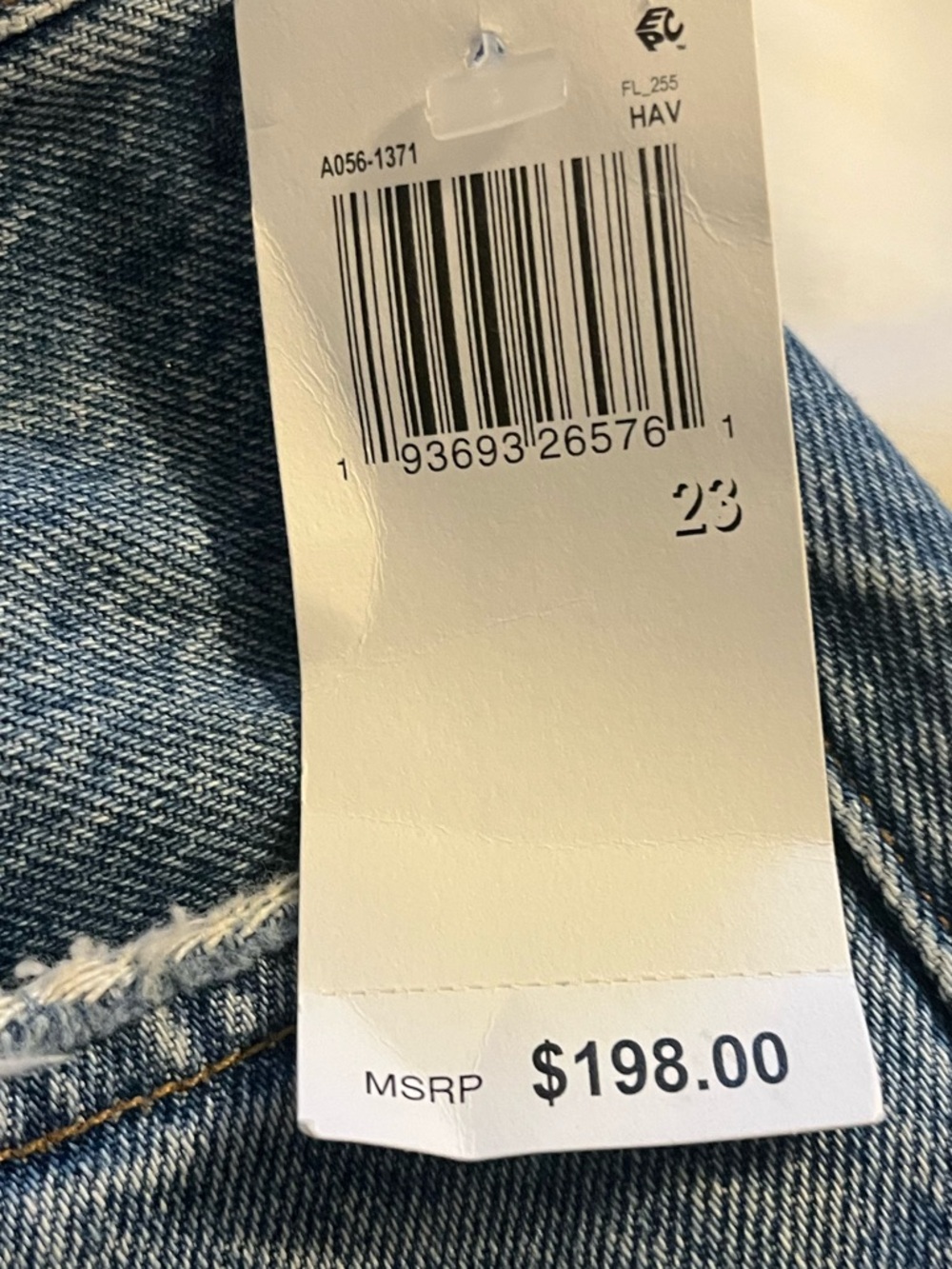 Agolde Riley Cropped High Rise Straight Jeans - Picture 5 of 10